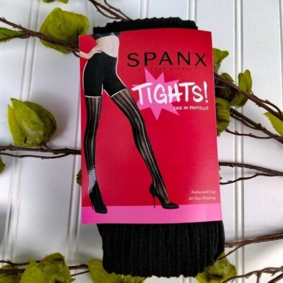 Spanx Maternity Mama Striped Shaping Tights Black Size 1 - Picture 2 of 5
